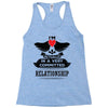 I Am Actually In A Very Commited Relationship Racerback Tank