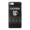 gemini christmas ugly sweater iPhone 7 Case