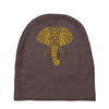 tribal print elephant geometric gold animals cool Baby Beanies
