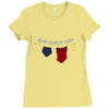 143. my wife sunning her clothes 039 Ladies Fitted T-Shirt