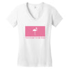Too Pure To Be Pink Women's V-Neck T-Shirt
