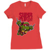 super turtle bros raph Ladies Fitted T-Shirt