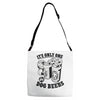 only one in dog beers Adjustable Strap Totes