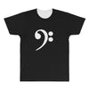 bass cleff funny All Over Men's T-shirt