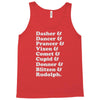 reindeer names Tank Top