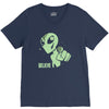 alien believe space sci fi ufo nerd V-Neck Tee