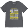 Legends Are Born In June V-Neck Tee