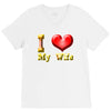 i heart my wife V-Neck Tee