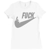 fuck you Ladies Fitted T-Shirt