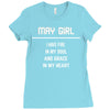 May Girl Ladies Fitted T-Shirt