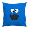 Cookie Monster Face Throw Pillow