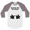 Hands off my Bump 3/4 Sleeve Shirt