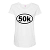 ultra 50k oval Maternity Scoop Neck T-shirt