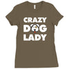 Crazy Dog Lady Ladies Fitted T-Shirt