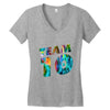 team 10 colorful Women's V-Neck T-Shirt