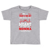 There's This Boy Who Stole My Heart He Calls Me Momma Toddler T-shirt