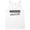 hangovers you kicked ass bro funny cool party booze alcohol geek shirt Tank Top