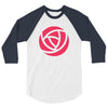flower 3/4 Sleeve Shirt