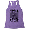 optical illusion Racerback Tank