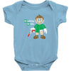 breaking bricks Baby Bodysuit