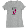 i run like a girl try to keep up Ladies Fitted T-Shirt