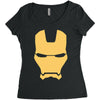 iron man mask avengers marvel comics gift Women's Triblend Scoop T-shirt