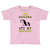 my unicorn ate my homework Toddler T-shirt