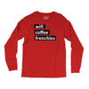 wifi, coffee, frenchies Long Sleeve Shirts