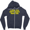 cloudy eyes, empty hearts, might lose Zipper Hoodie