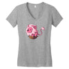 lion in a box Women's V-Neck T-Shirt