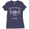 train insane Ladies Fitted T-Shirt