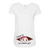 Excuse Me Is It March Yet Baby Girl Maternity Scoop Neck T-shirt