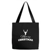 buck merry christmas Tote Bags