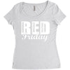 red friday Women's Triblend Scoop T-shirt