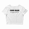 third grade squad Crop Top