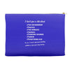 i dont give a shit about the environment politics the homeless Accessory Pouches