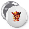 brid funny logo Pin-back button