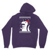 big trex santa ugly christmas Unisex Hoodie