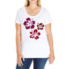 flowers Ladies Curvy T-Shirt