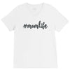 mom life svg V-Neck Tee