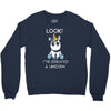 look i've created a unicorn Crewneck Sweatshirt