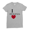 i dyslexia Ladies Fitted T-Shirt