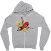 pew pew deadpool Zipper Hoodie