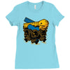 plastic debris Ladies Fitted T-Shirt