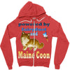 maine coon cat Zipper Hoodie