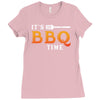 It's BBQ Time Ladies Fitted T-Shirt