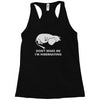 retro hippohibernating Racerback Tank