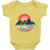 camp river Baby Onesie