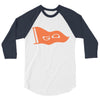 go flag 3/4 Sleeve Shirt
