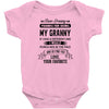 Dear Granny, Love, Your Favorite Baby Onesie
